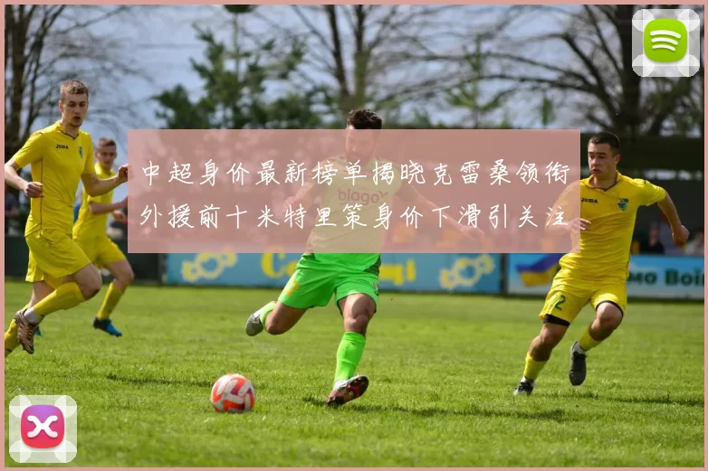 中超身价最新榜单揭晓克雷桑领衔外援前十米特里策身价下滑引关注